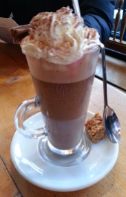 Great hot chocolate at Bar Solo
