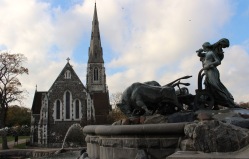 St Albans church & Gefion Fountain