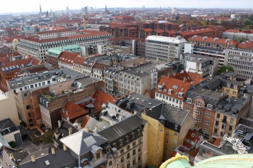 View from top of Frederik's Church
