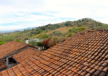 View from room balcony at Alto Hotel, Escazu